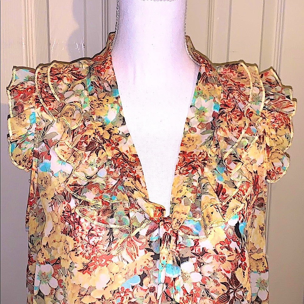 Romantic Jules & Leopold Floral blouse